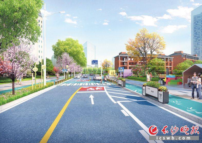 路面铺装都融入人文符号