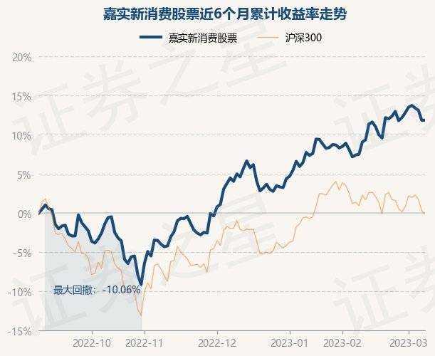 3月8日基金净值：嘉实新消费股票最新净值2.366