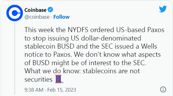 紧跟SEC<strong></p>
<p>币币网</strong>，Coinbase也对币安下手，暂停币安稳定币交易