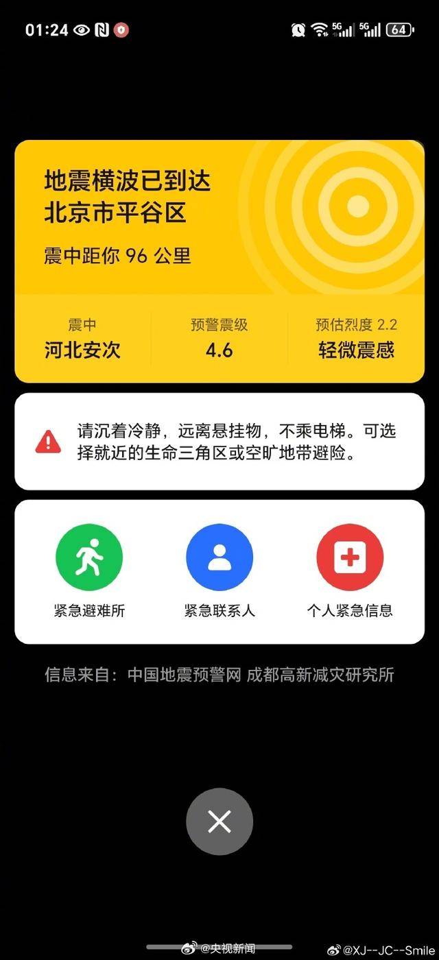半夜地震手机突然大叫<strong></p>
<p>蜜蜂虚拟币</strong>，手机预警真管用，超25万人收到了