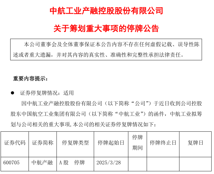 600705<strong></p>
<p>虚拟币带队</strong>，明起停牌！央企筹划重大事项