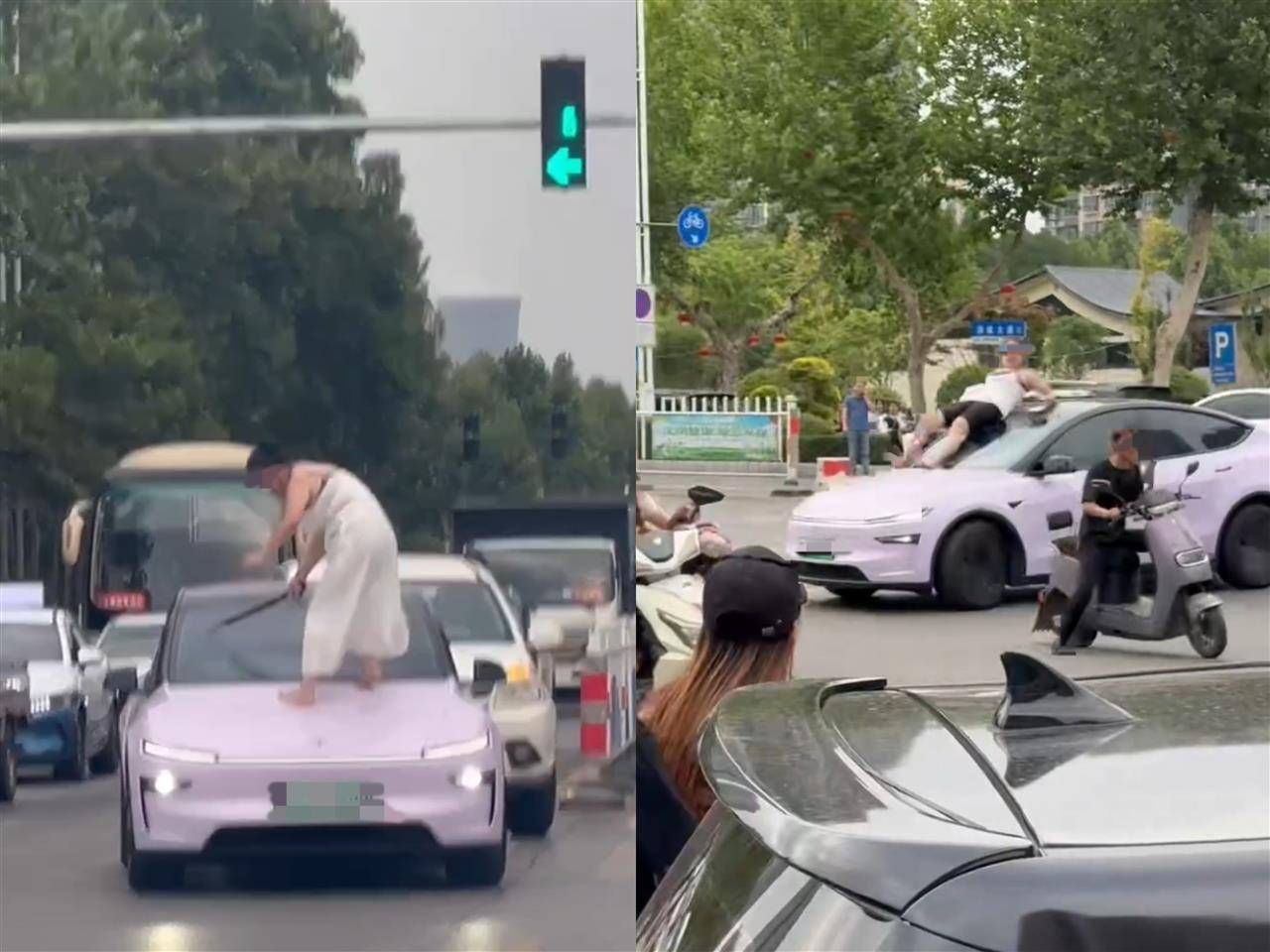 女子持械当街打砸多辆轿车<strong></p>
<p>拉升虚拟币</strong>，被顶在挡风玻璃上前行，当地：女子当场被控制，警方介入调查