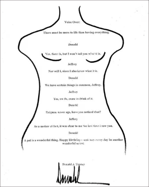 特朗普给爱泼斯坦生日贺卡曝光<strong></p>
<p>转错虚拟币</strong>，含女性裸体画像