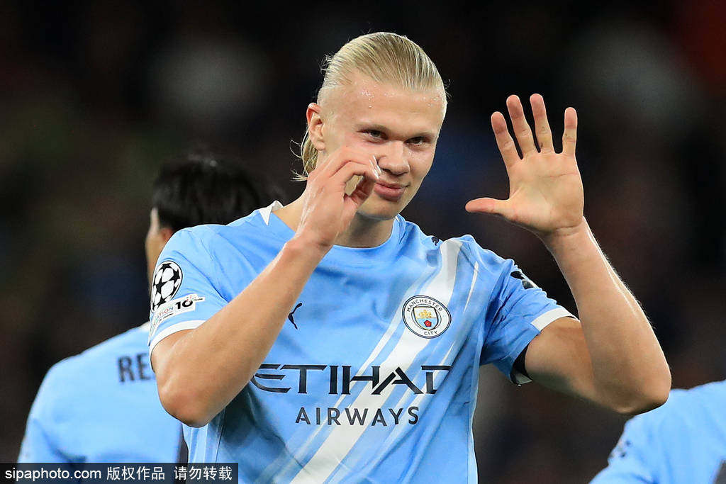 哈兰德欧冠50球史上第一快 瓜帅：他能破C罗140球纪录