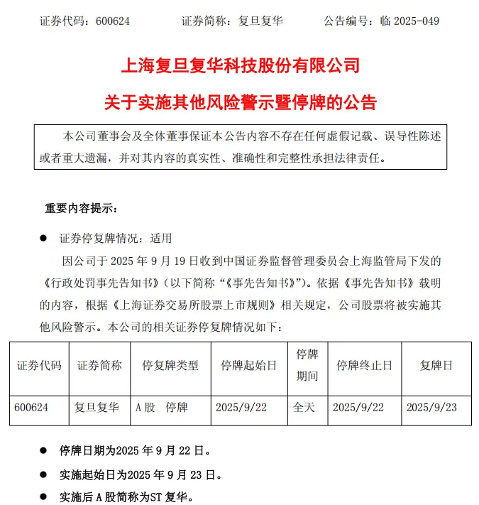 停牌!600624<strong></p>
<p>虚拟币贸易</strong>,将被ST